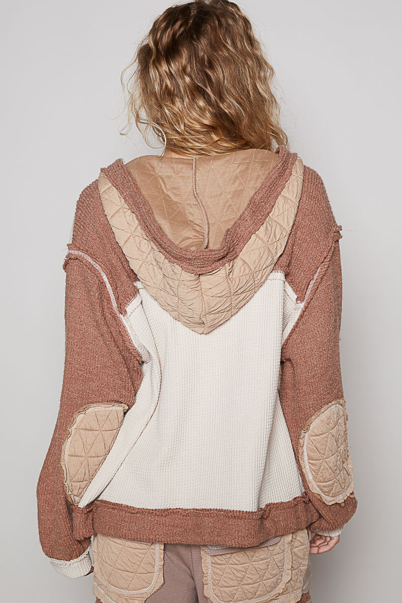 Modern Look Shacket - Oat