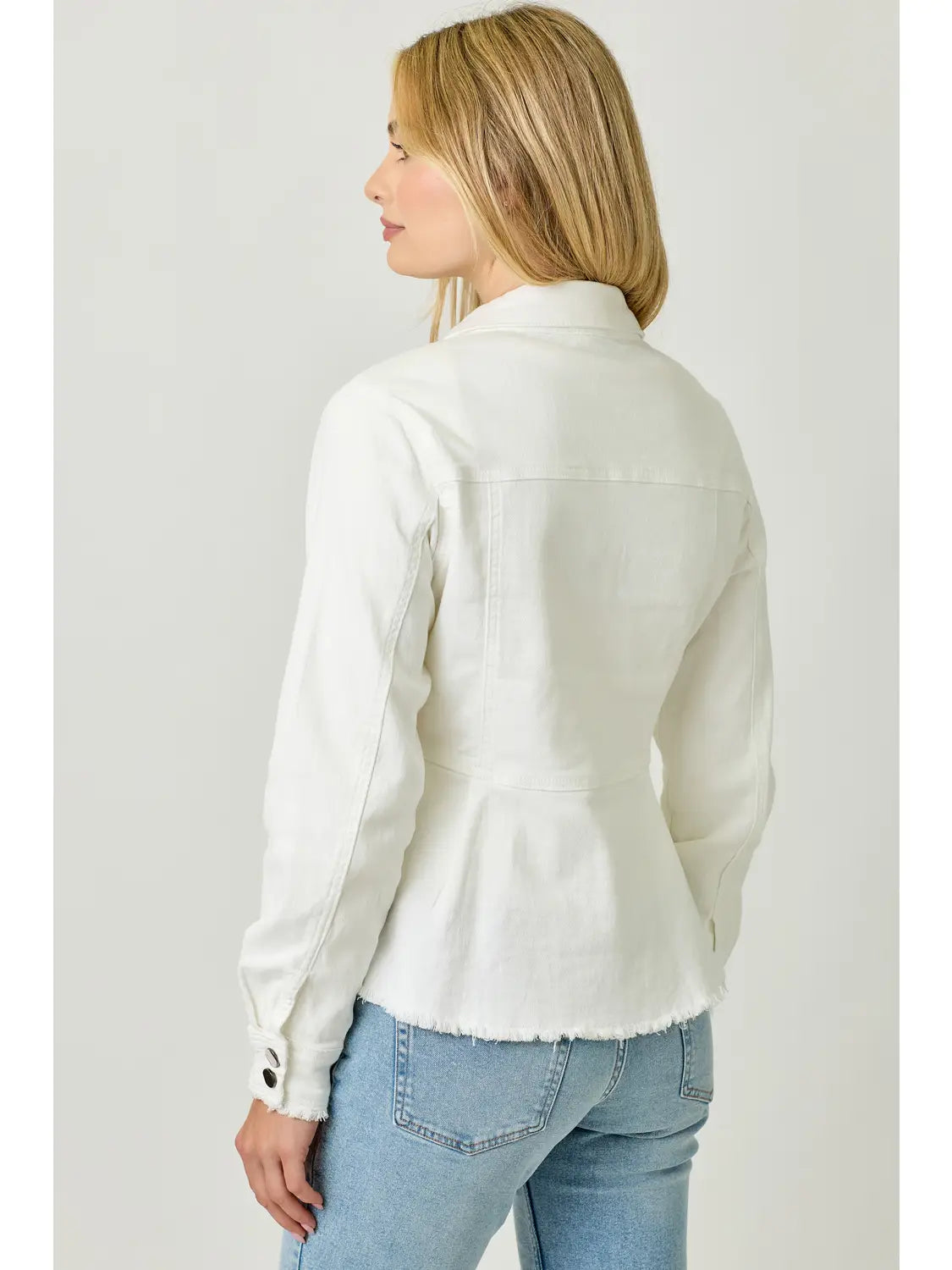 Fall Vibes Jacket - White