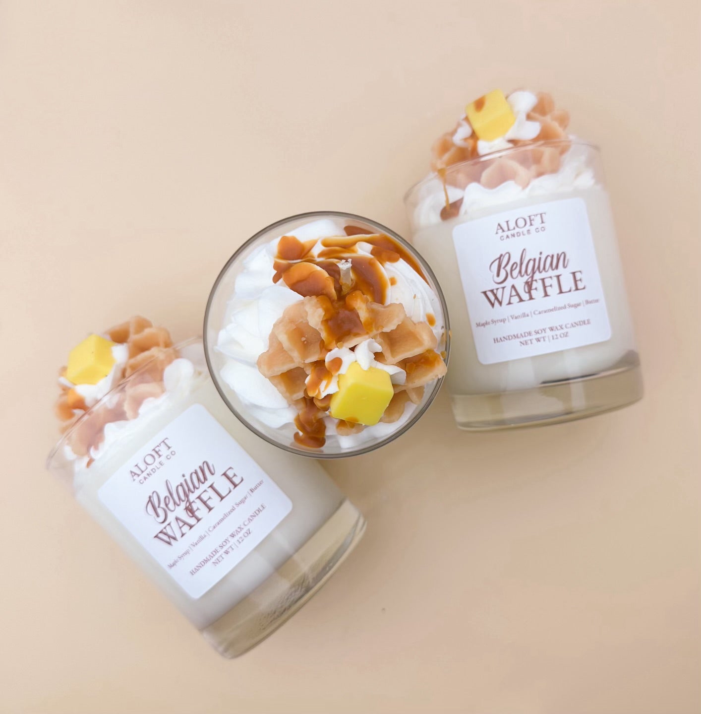 Belgian Waffle Candle