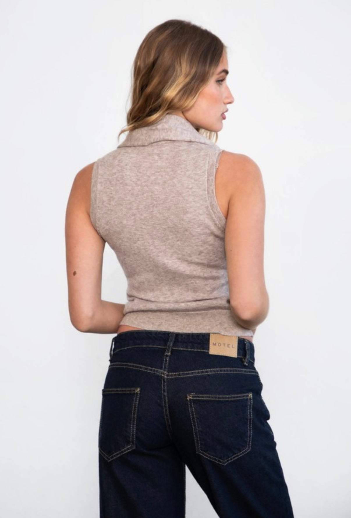 Brigette Knit Sweater with Scarf