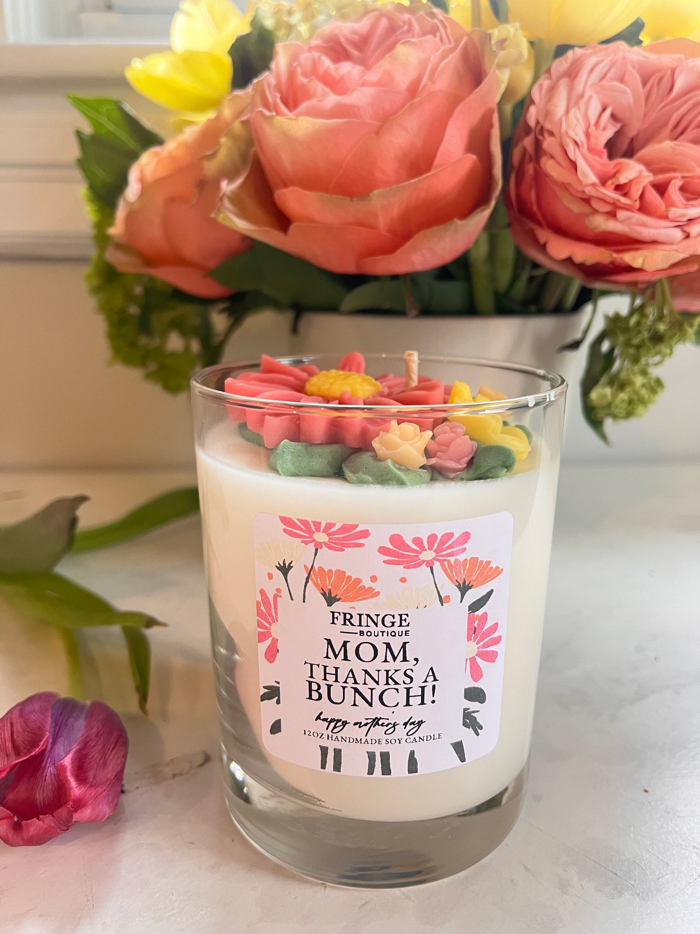 Mom Thanks Candle