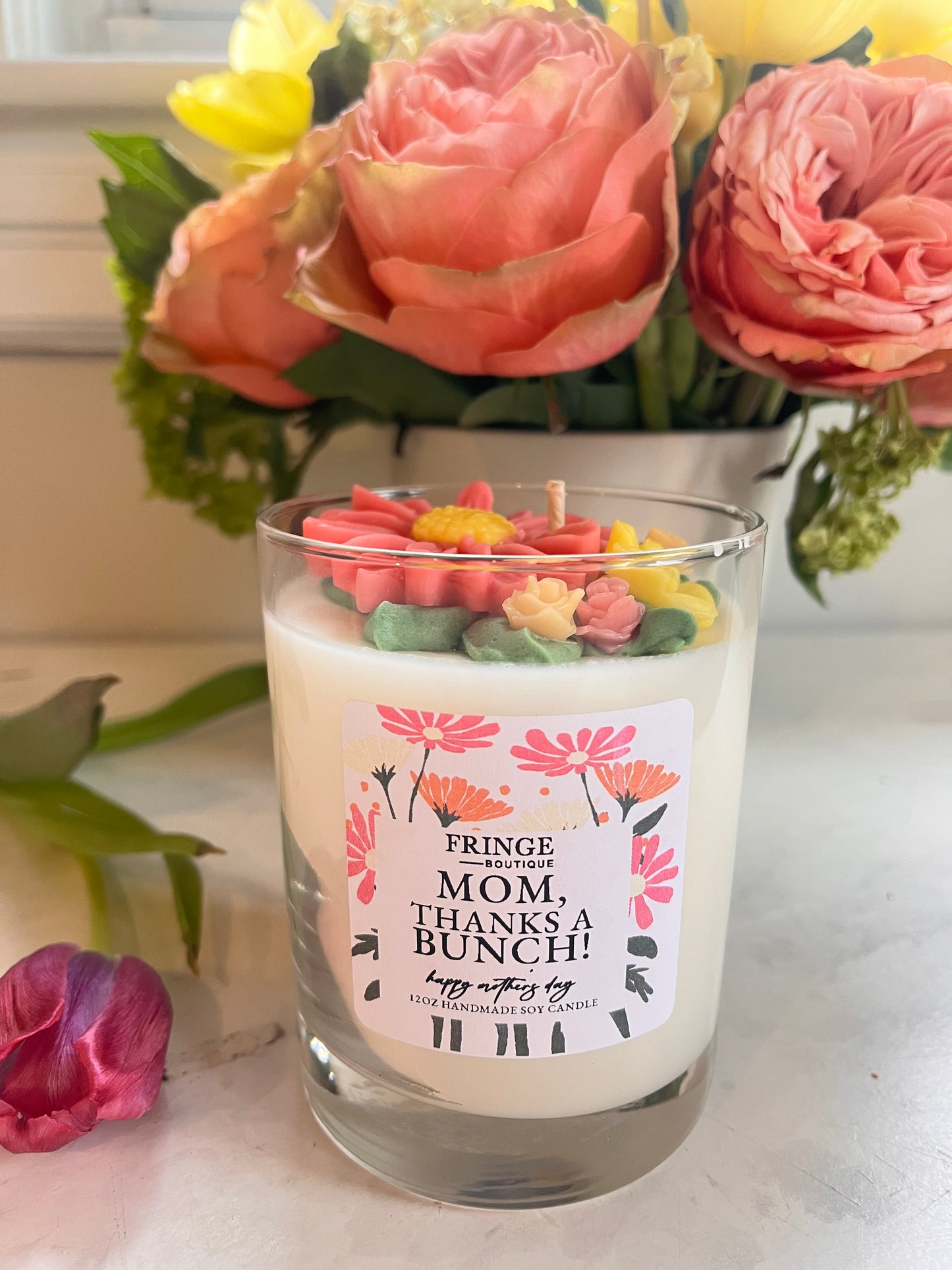 Mom Thanks Candle