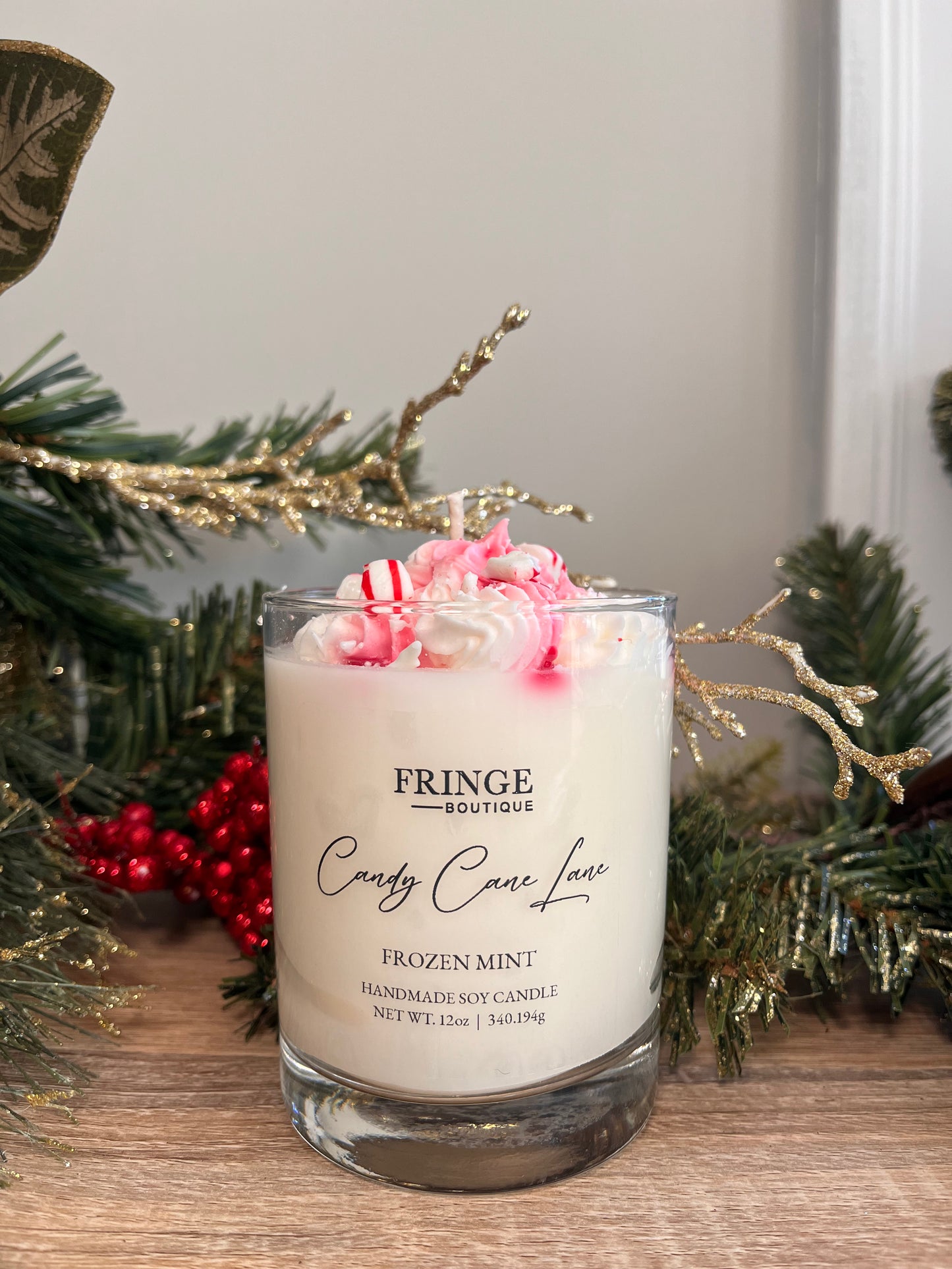 Candy Cane Lane Candle