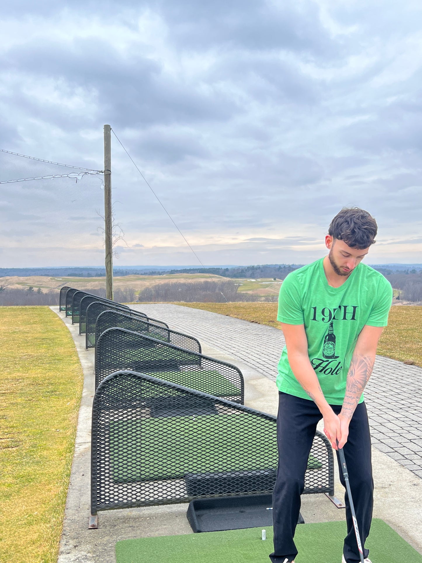 Golf 19th Hole Beer Short Sleeve T-Shirt