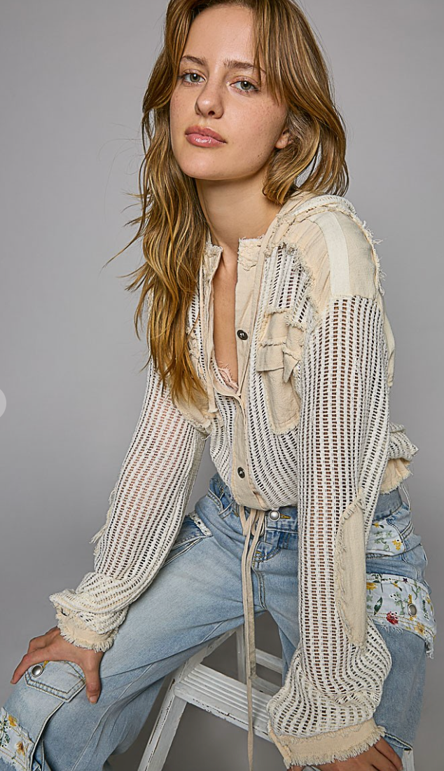 Molly Mesh - Cream