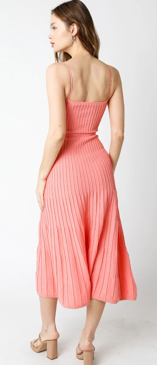 Robbie Pleated Midi Dress