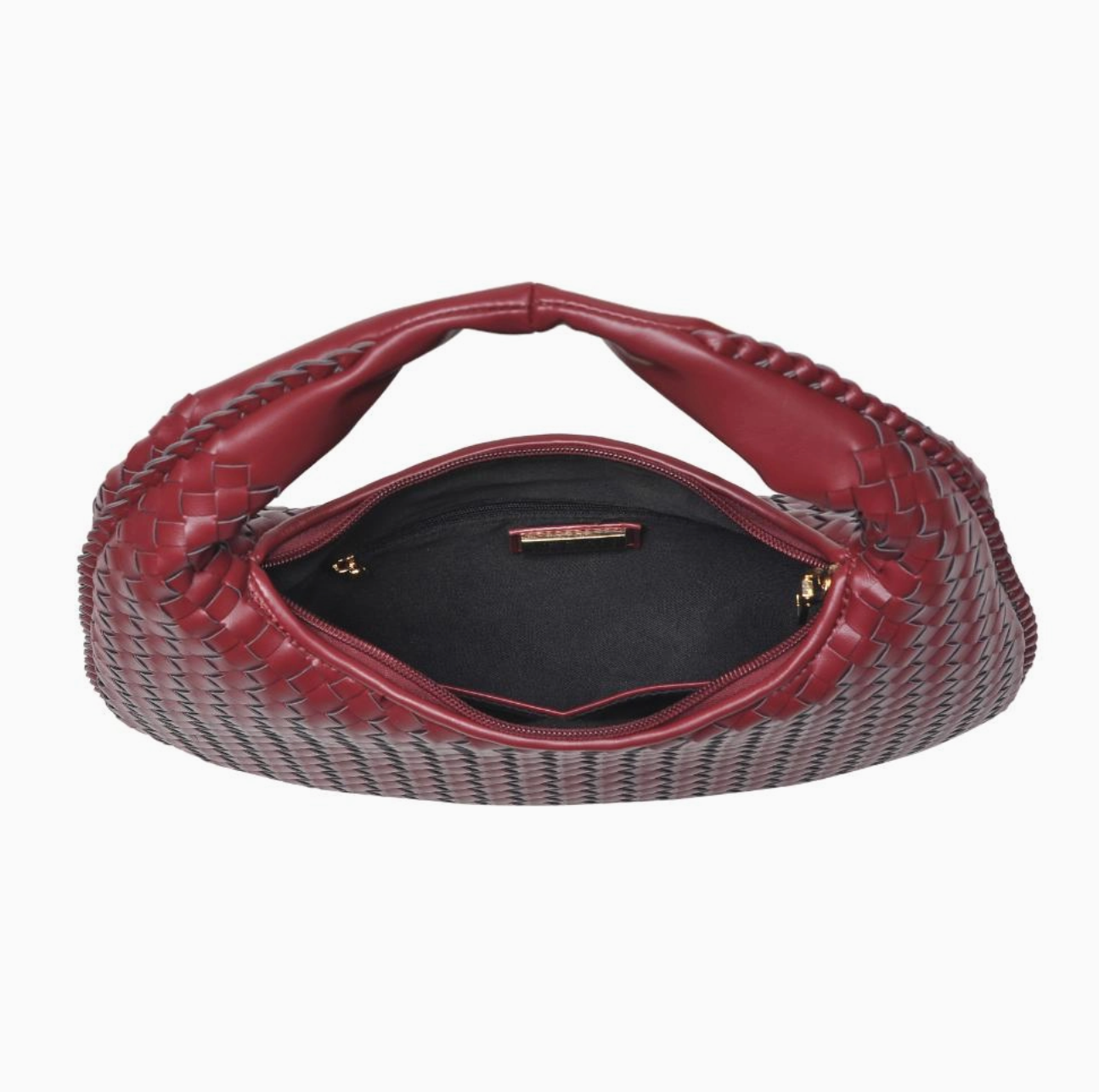 Adela Woven Bag - Wine