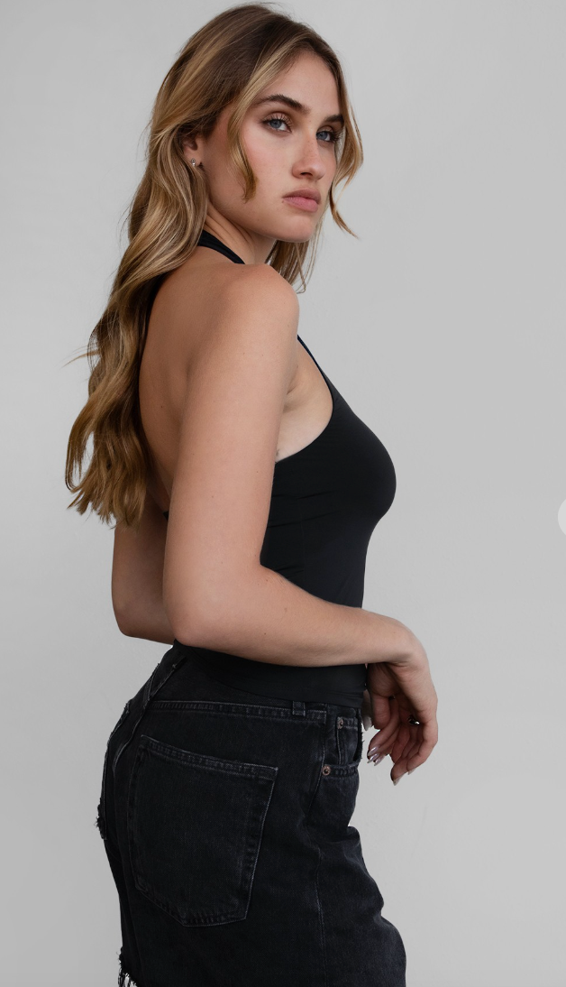 Kira Halter Top - Black