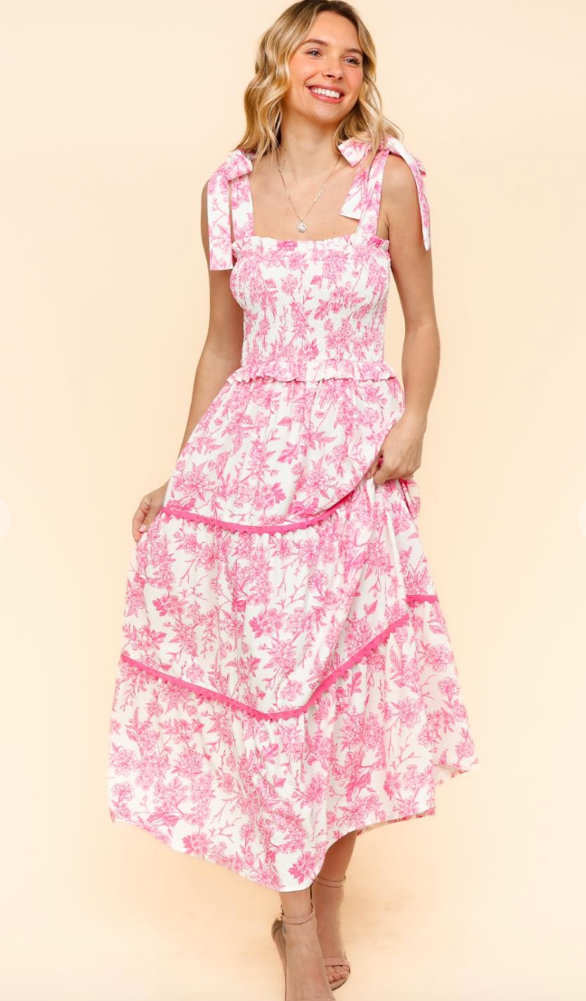 Sweetheart Floral Dress