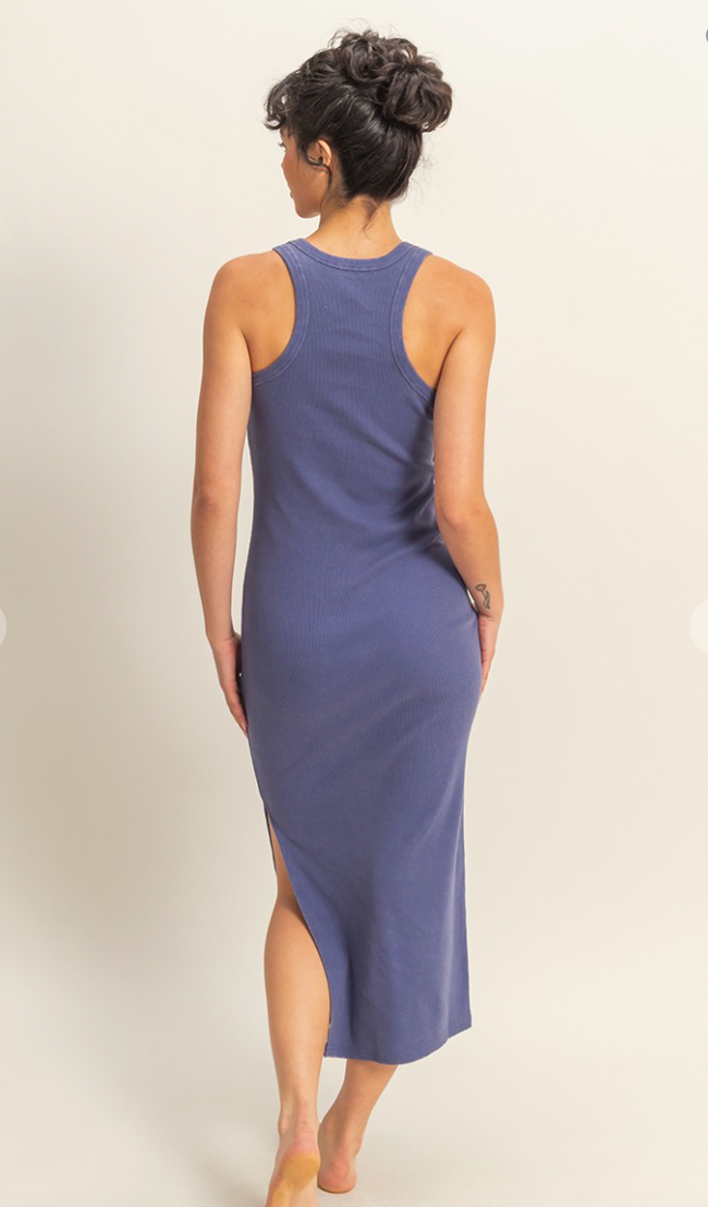 Indigo Midi Dress