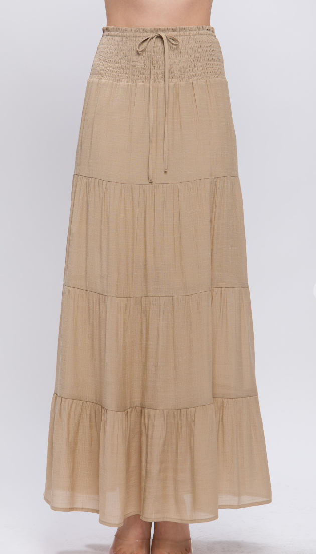 That Girl Maxi Skirt - Khaki