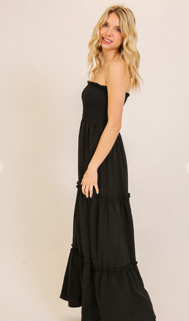 Beach Nights Dress - Black