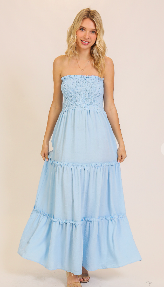 Beach Nights Dress - Light Blue