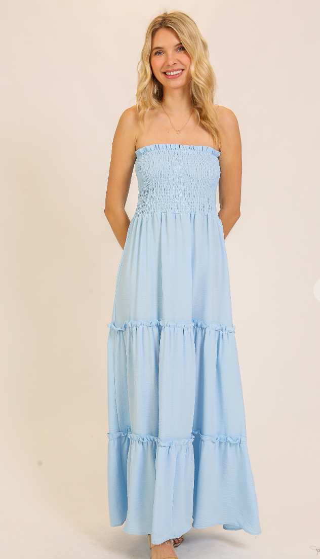 Beach Nights Dress - Light Blue