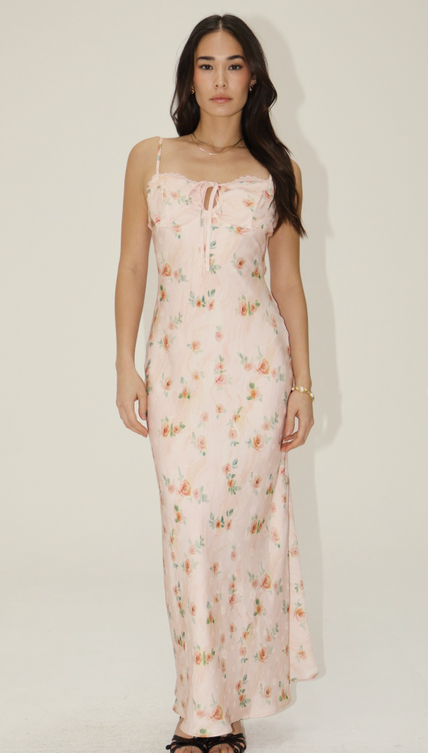 Natural Floral Dress