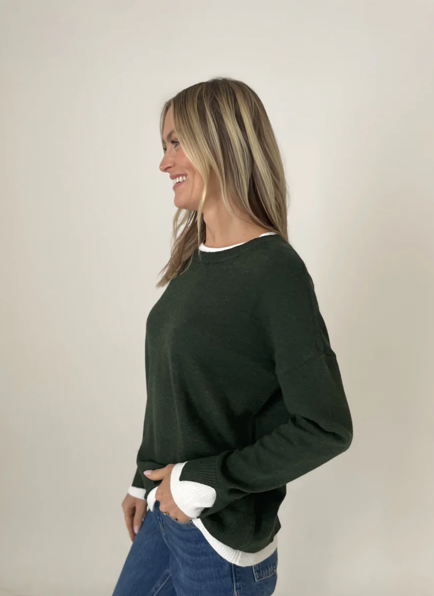 Ashlin Sweater - Hunter Green