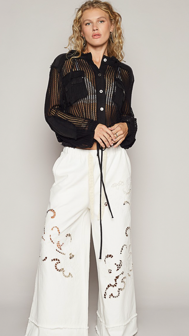 Molly Mesh Top - Black