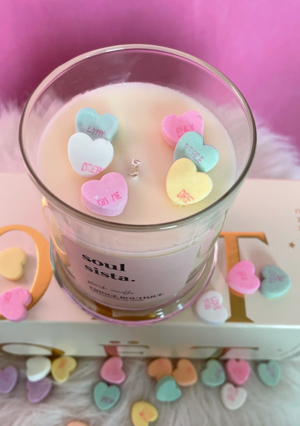I love you. Candle