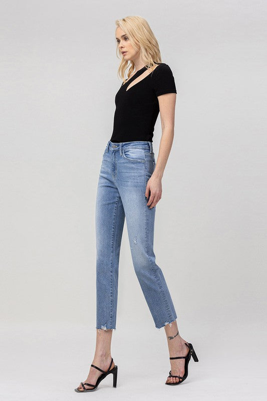 HIGH RISE CROP STRAIGHT