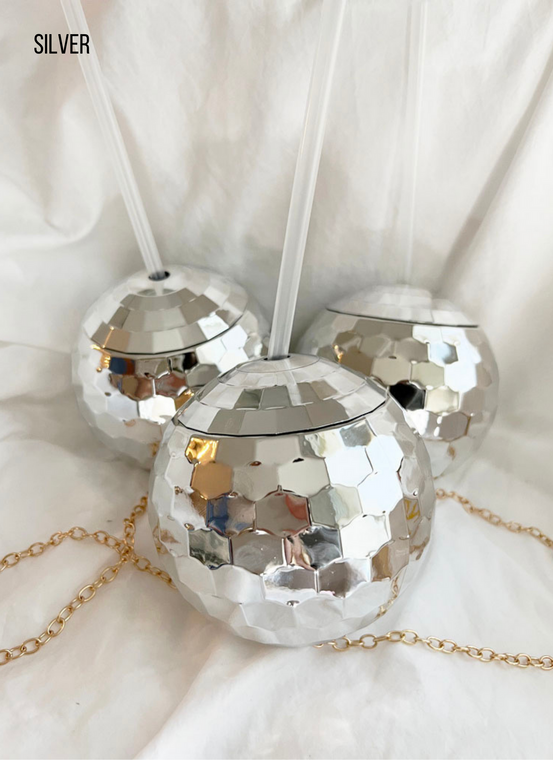 Disco Ball Cup - Silver