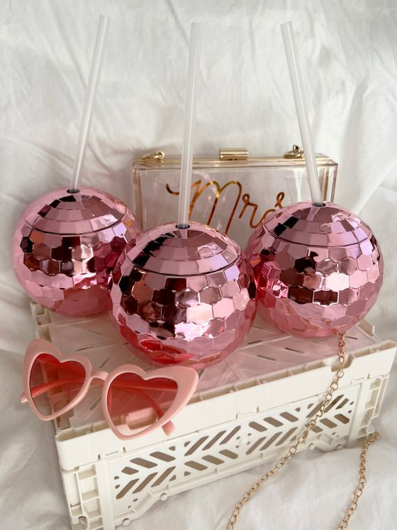 Pink Disco Ball Cup - Alleghenies Marketplace