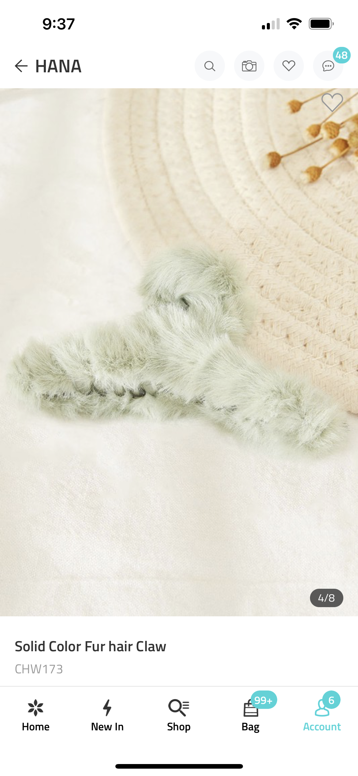 Fur Claw Clip