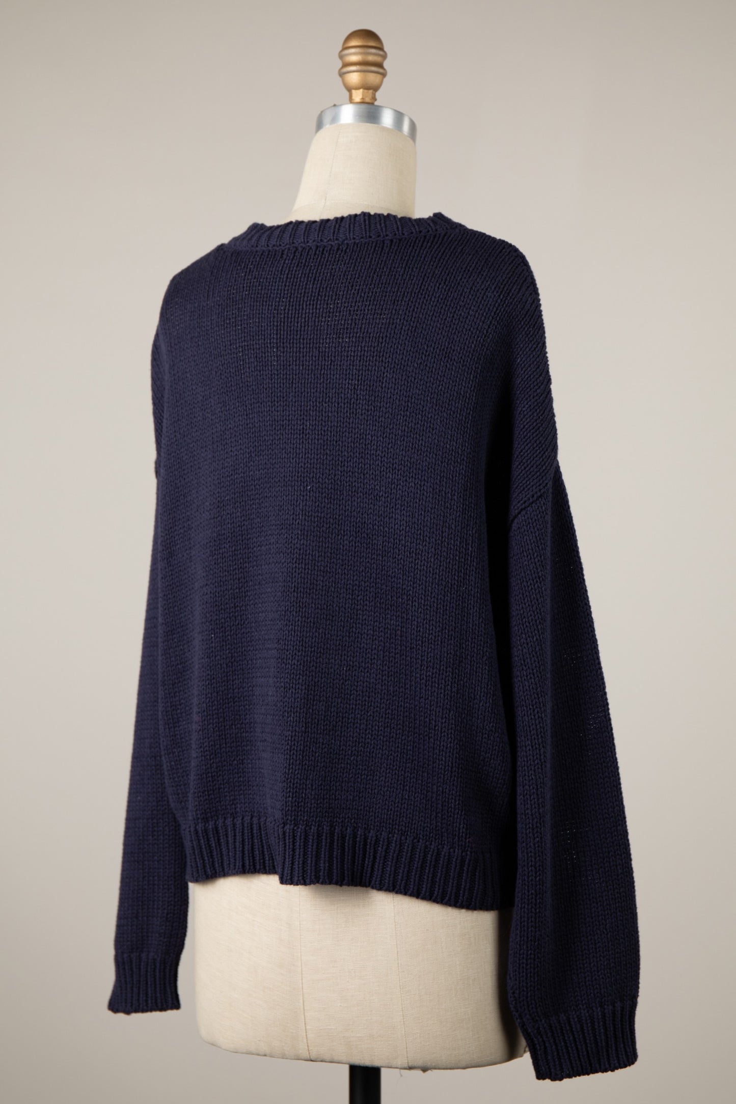 Lobster Beach Sweater - Navy