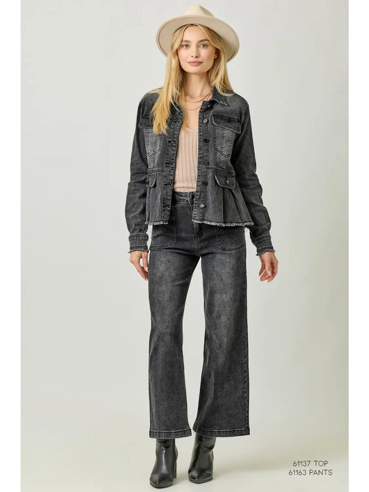 Fall Vibes Jacket - Black