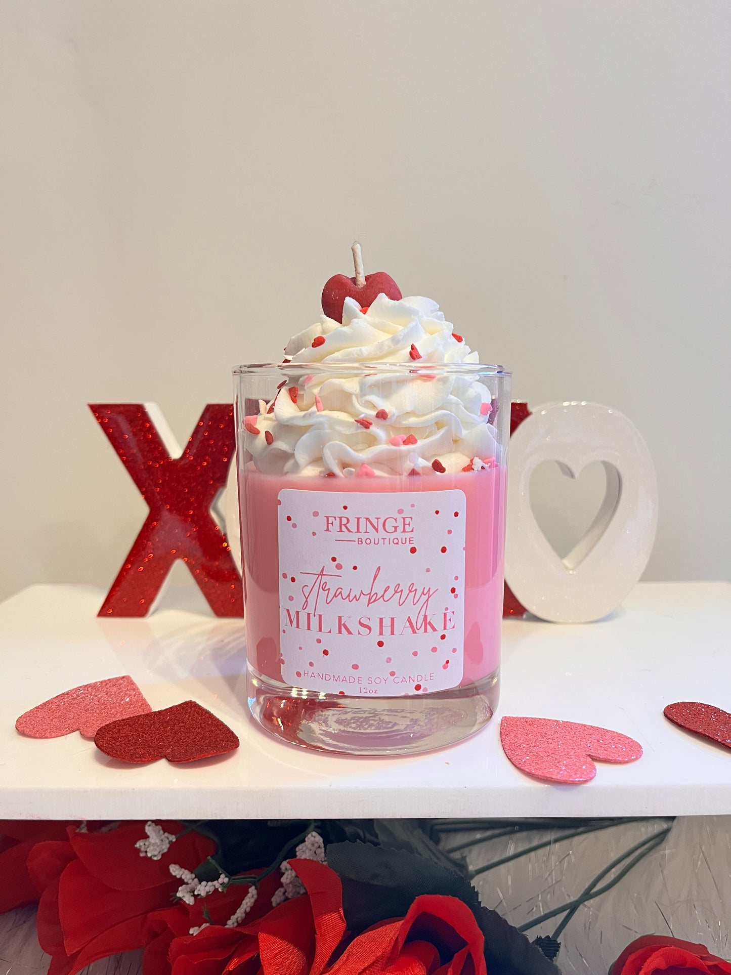 Strawberry Milkshake Candles