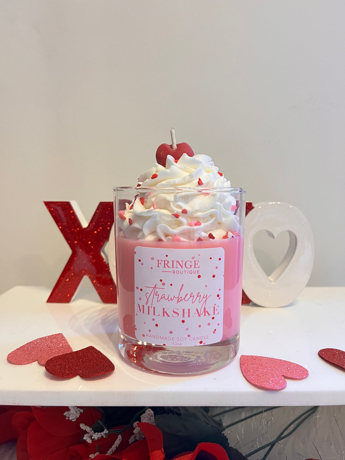 Strawberry Milkshake Candles