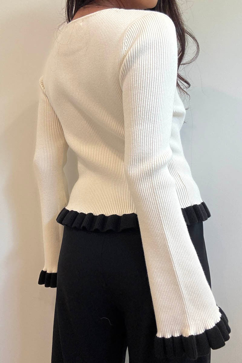 The Maria Hem Knit Cardigan