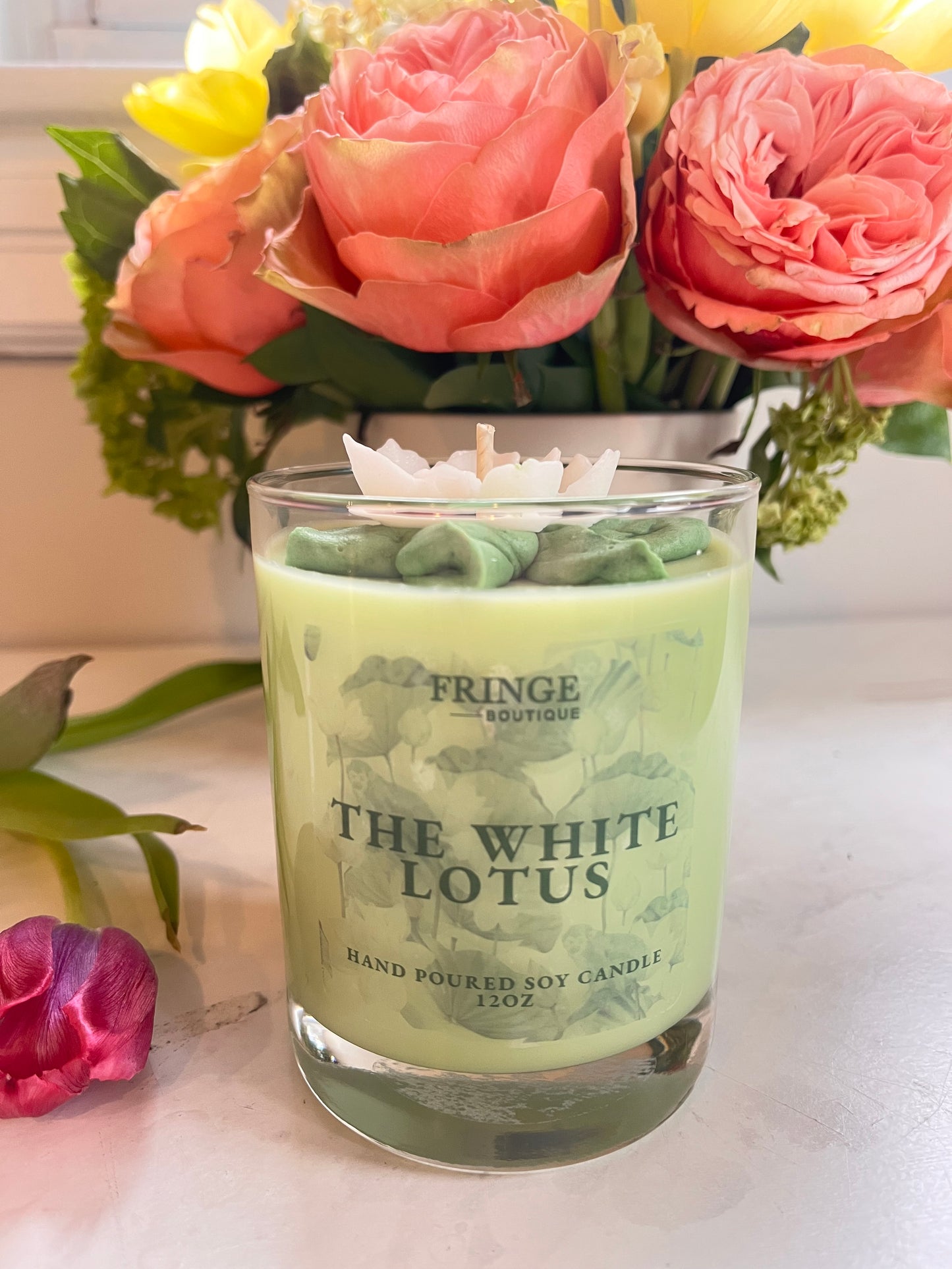 White Lotus Candle
