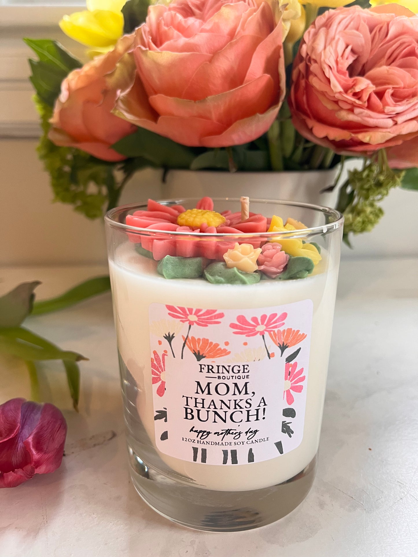 Mom Thanks Candle