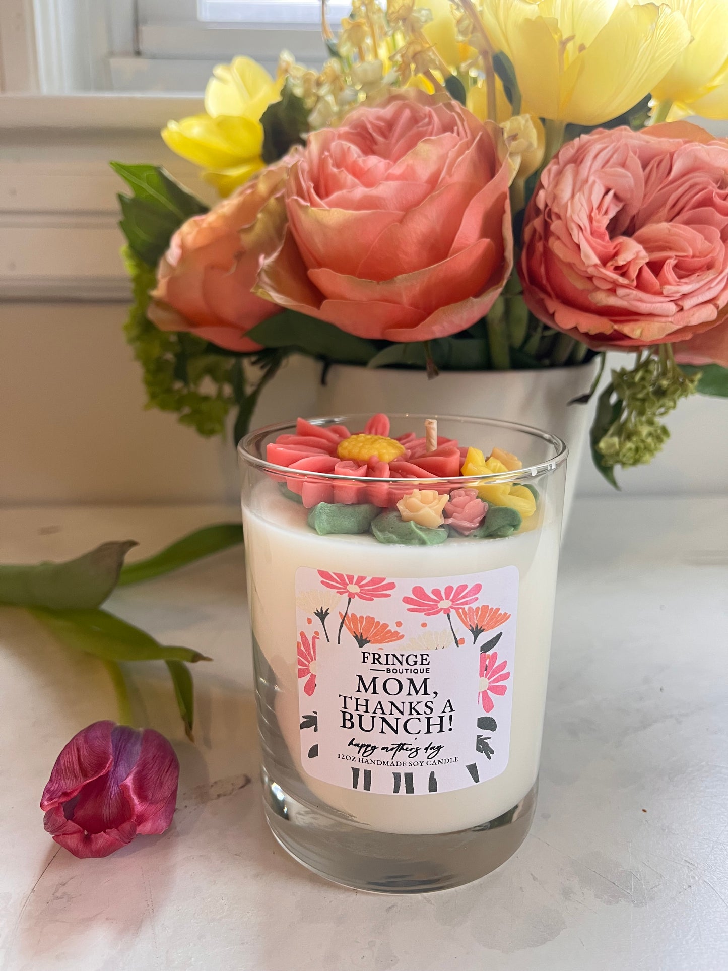 Mom Thanks Candle