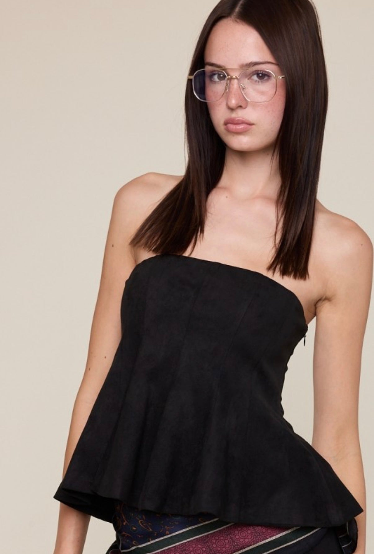 Savannah Suede Top