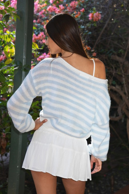 Paisey Stripe Sweater