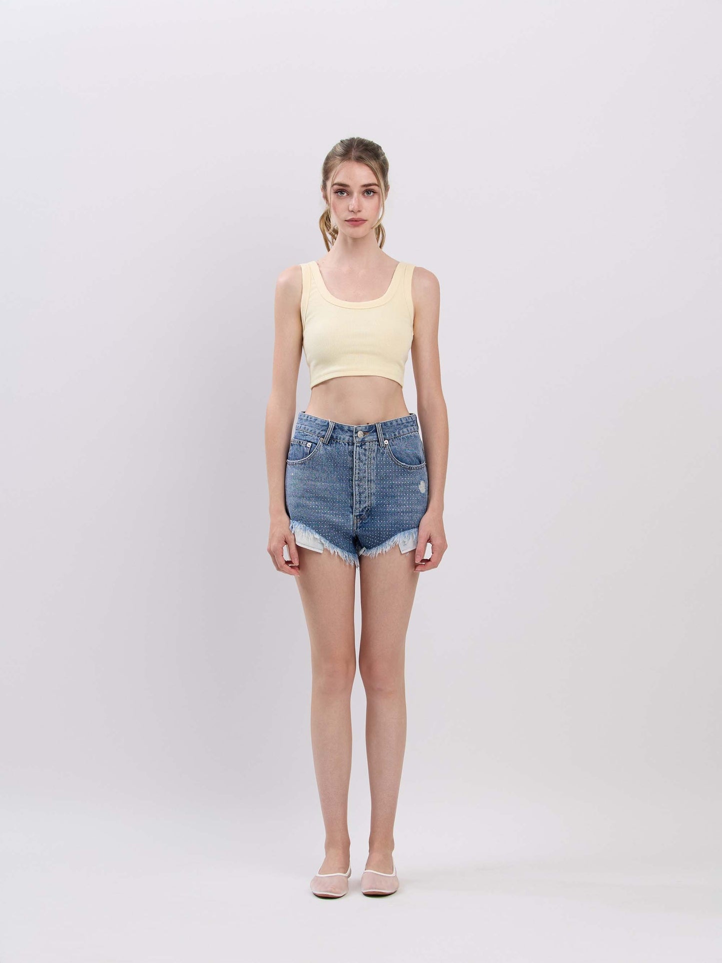 Miranda Rhinestone Shorts
