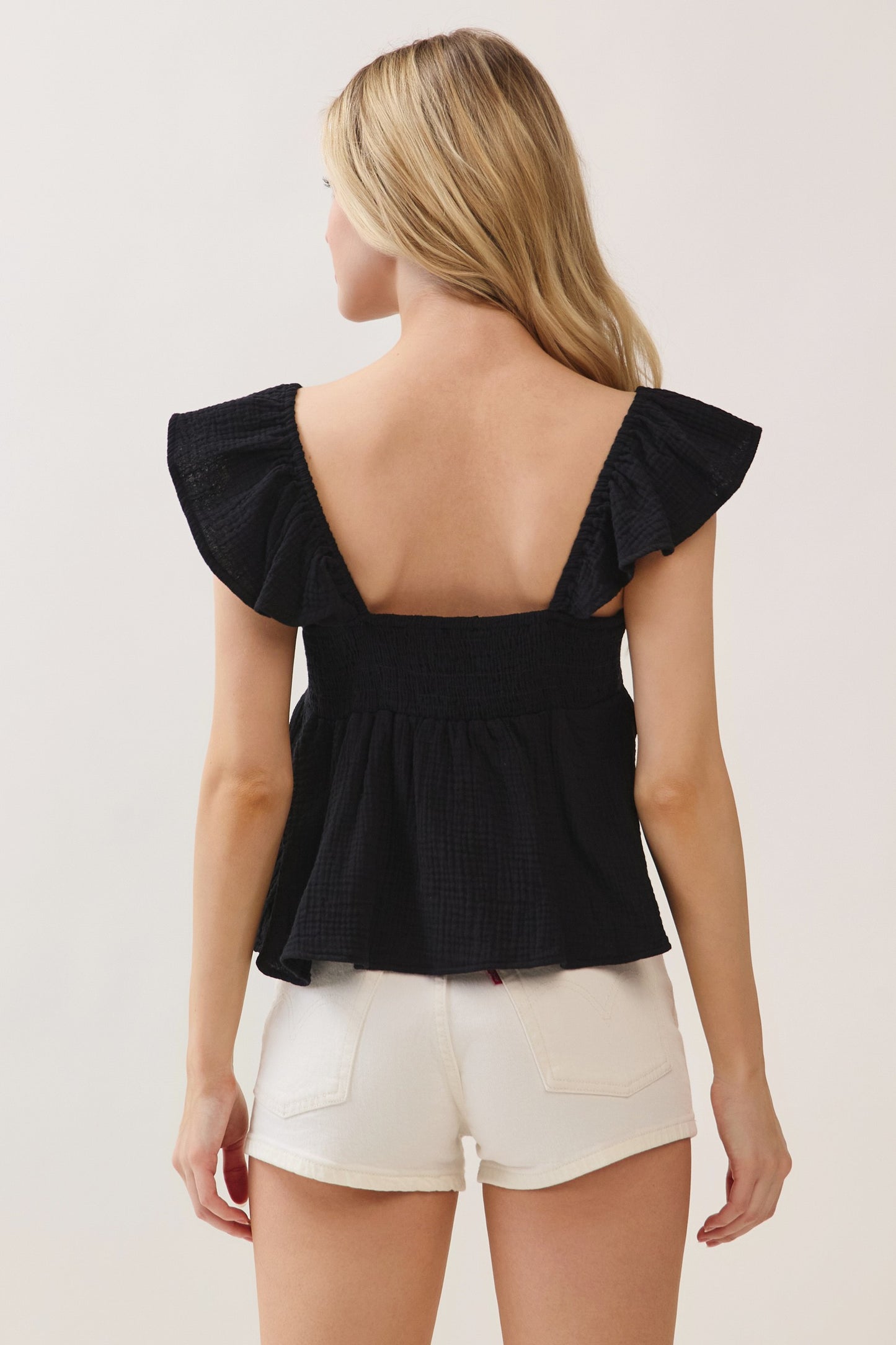Denissa Babydoll Top