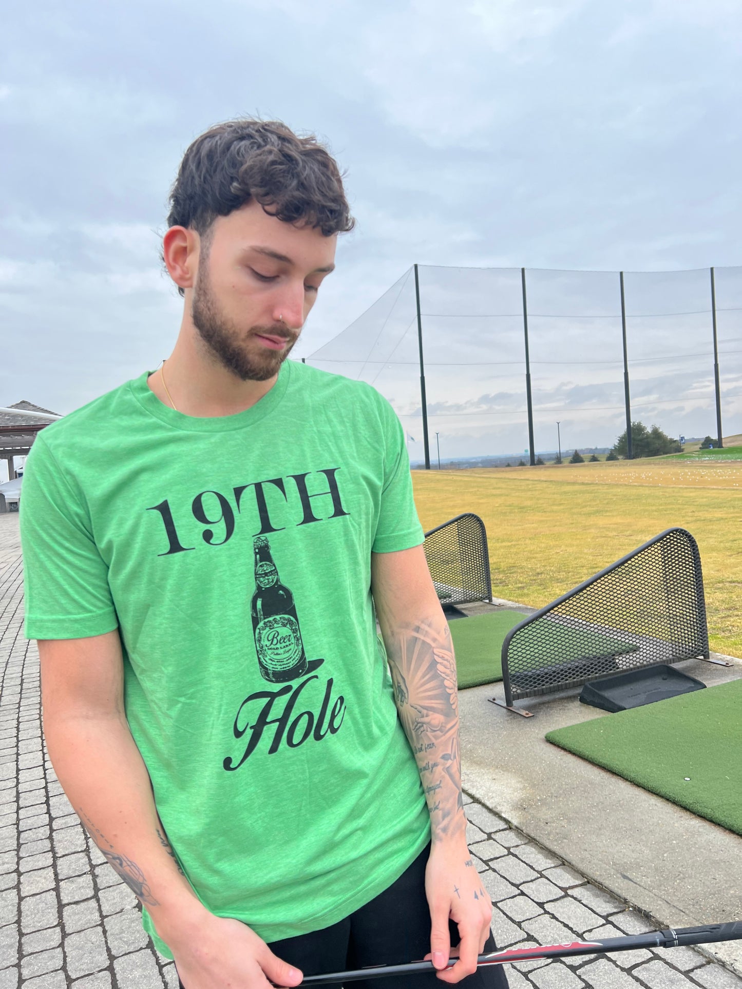 Golf 19th Hole Beer Short Sleeve T-Shirt