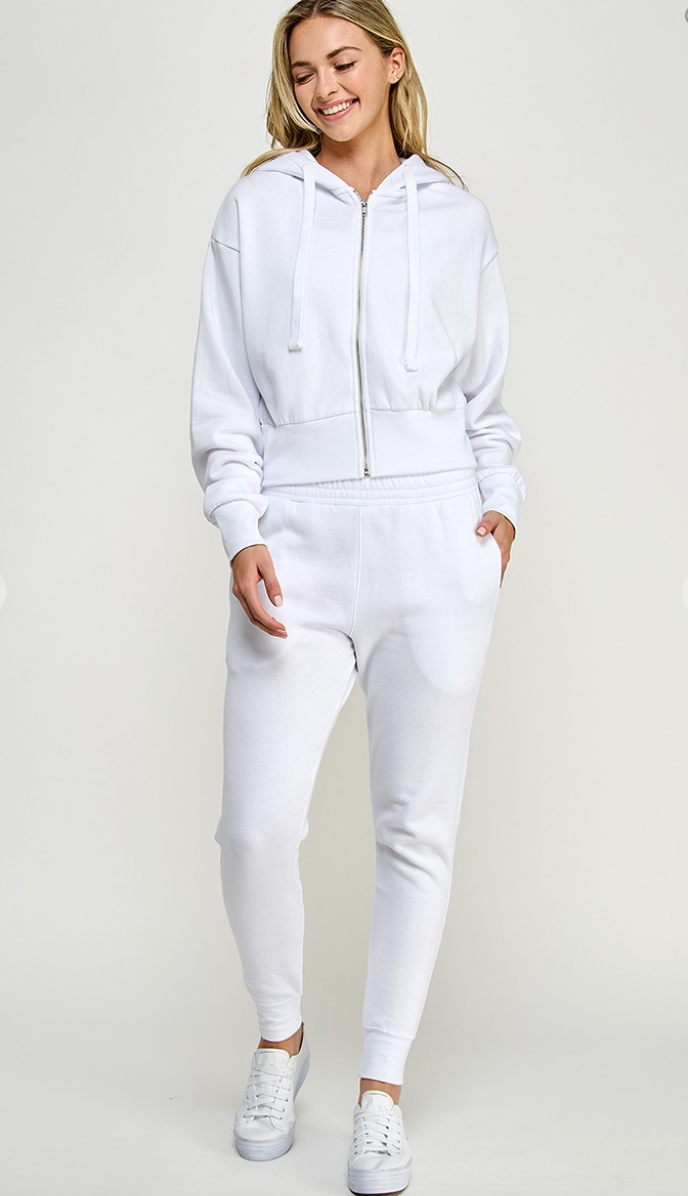 Casual Afternoon Outing Jacket - White