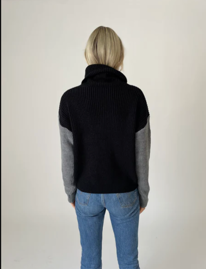 Emerson Sweater (Black / Grey)