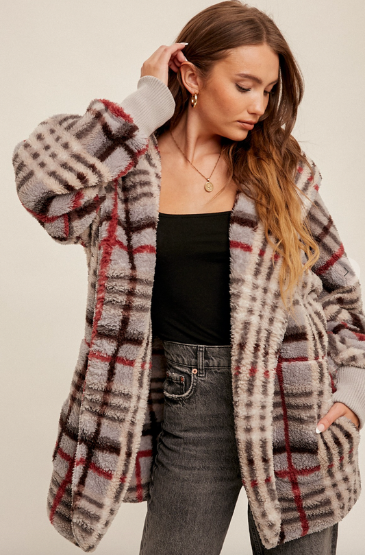 By the Fire Cardigan - Grey Mix