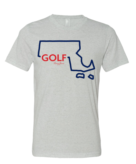 Golf Massachusetts Short Sleeve T-Shirt