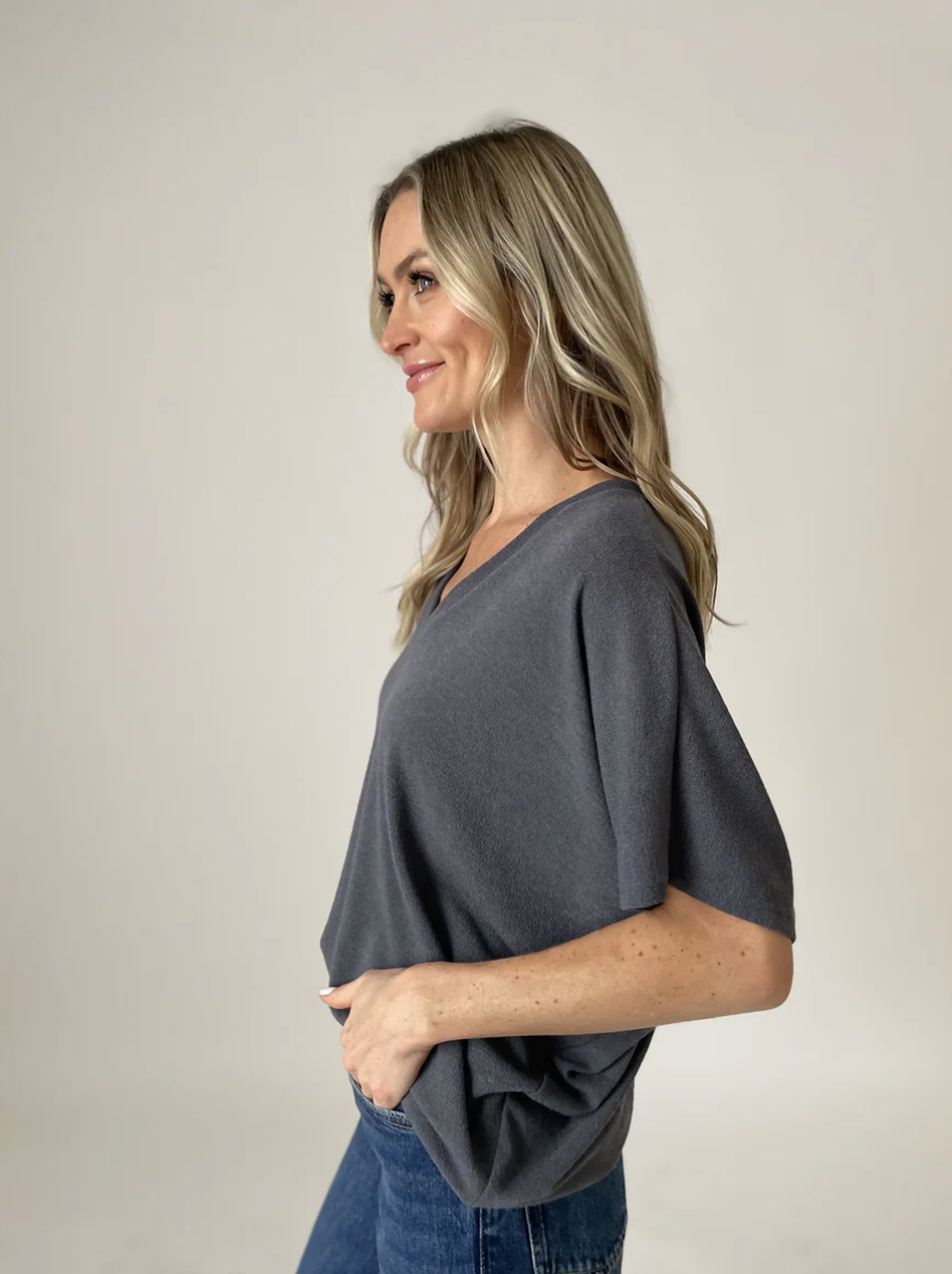 Rae top - Woodland Grey