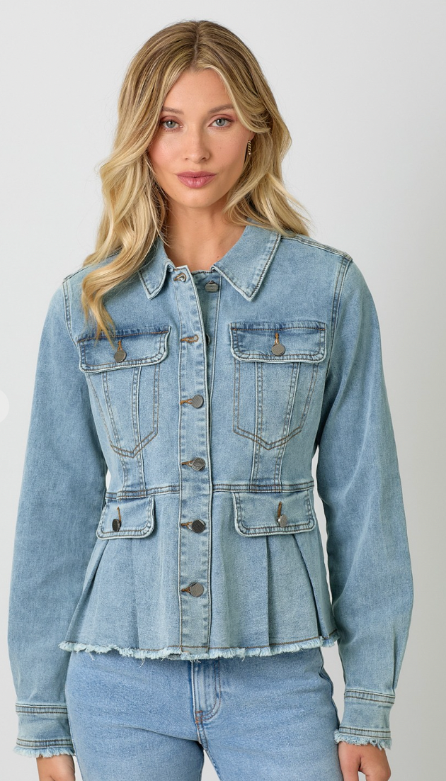 Fall Vibes Jacket - Denim