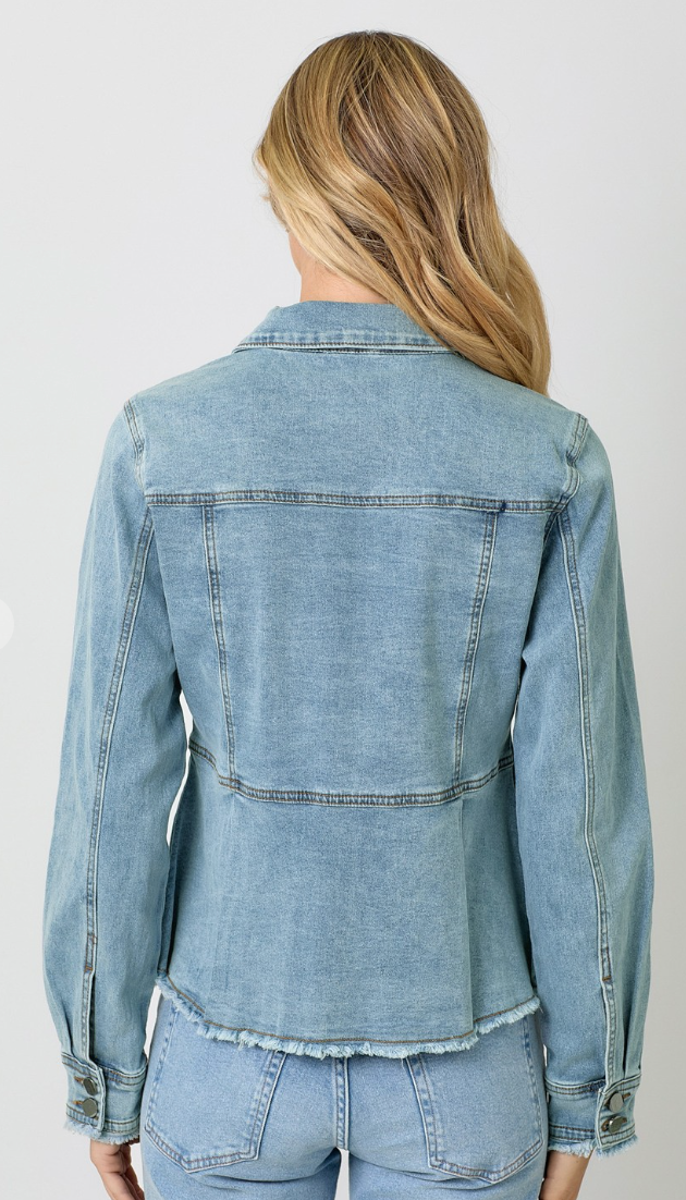 Fall Vibes Jacket - Denim