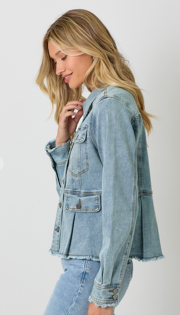 Fall Vibes Jacket - Denim