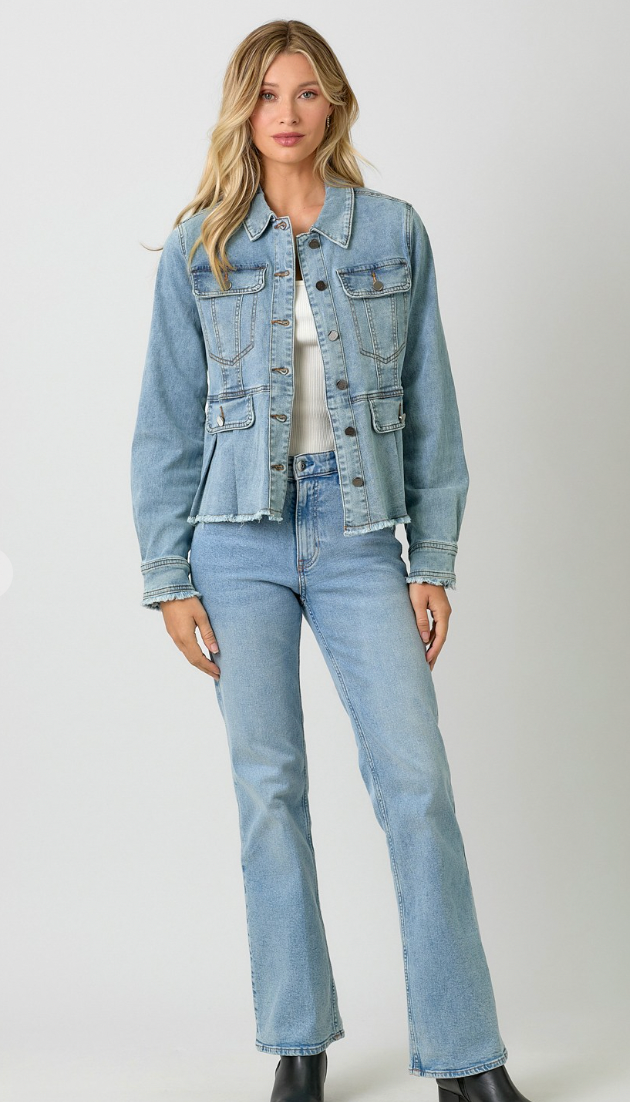 Fall Vibes Jacket - Denim