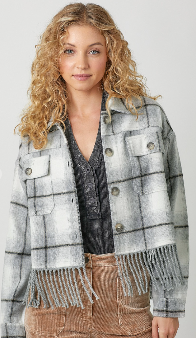 It Girl Plaid Jacket