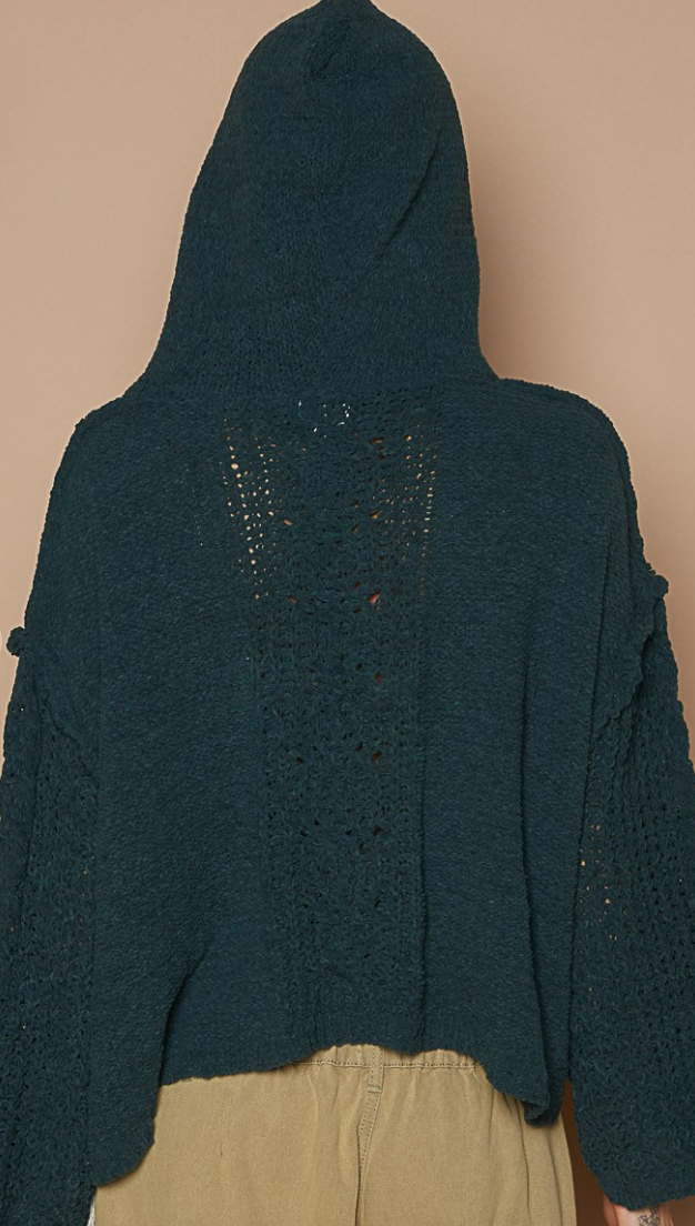 Sunlight Hooded Sweater - Deep Forest